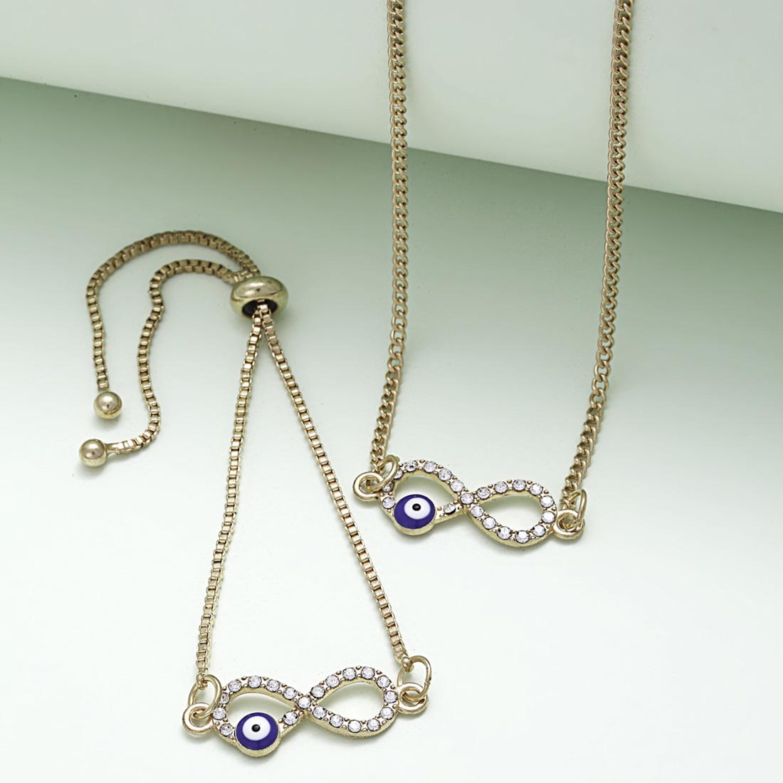 Infinity Evil Eye Jewellery Set