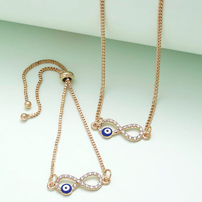 Infinity Evil Eye Jewellery Set