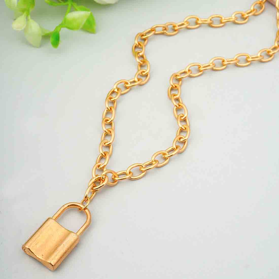 Lock Charm Belly Chain