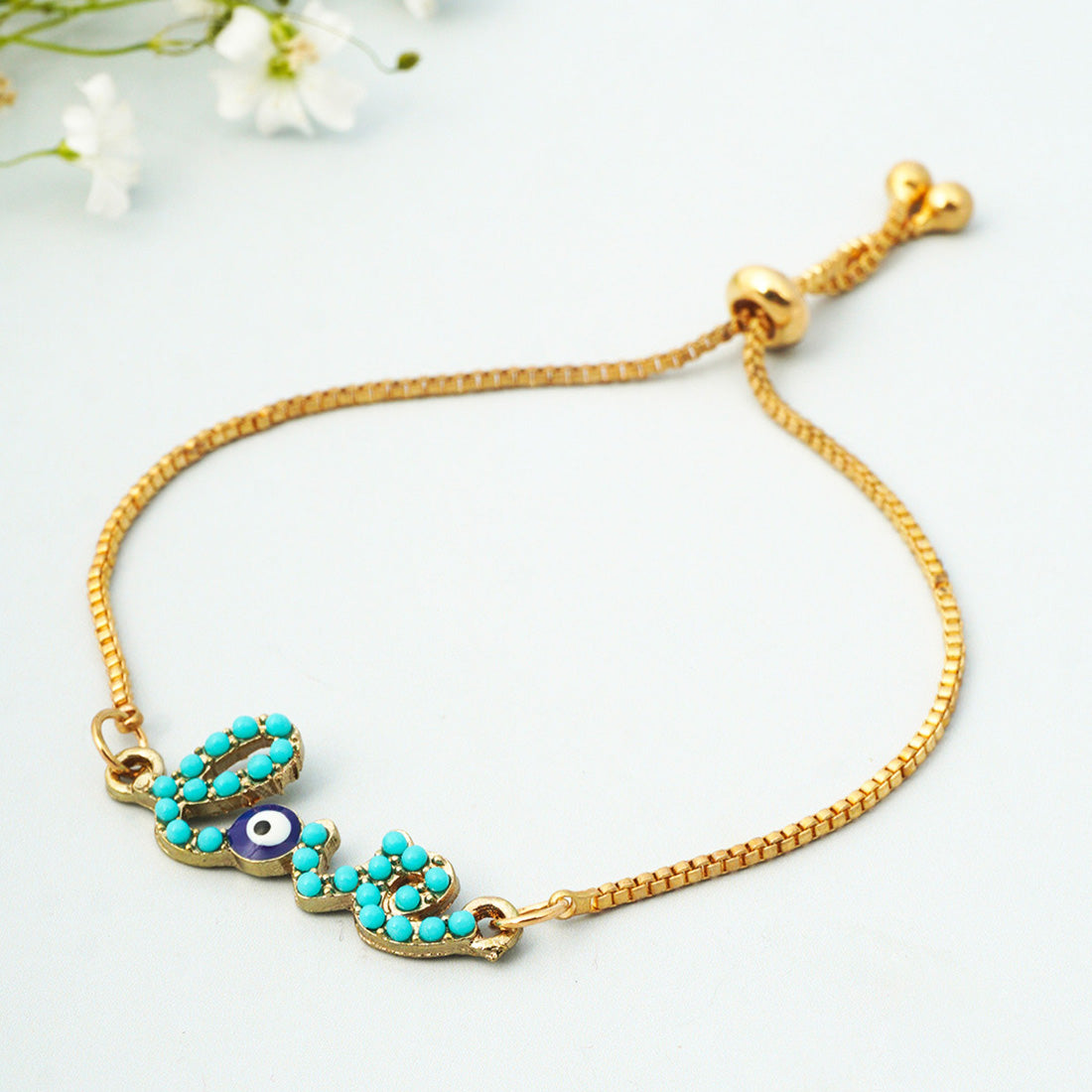 Love Gold Chain Bracelet