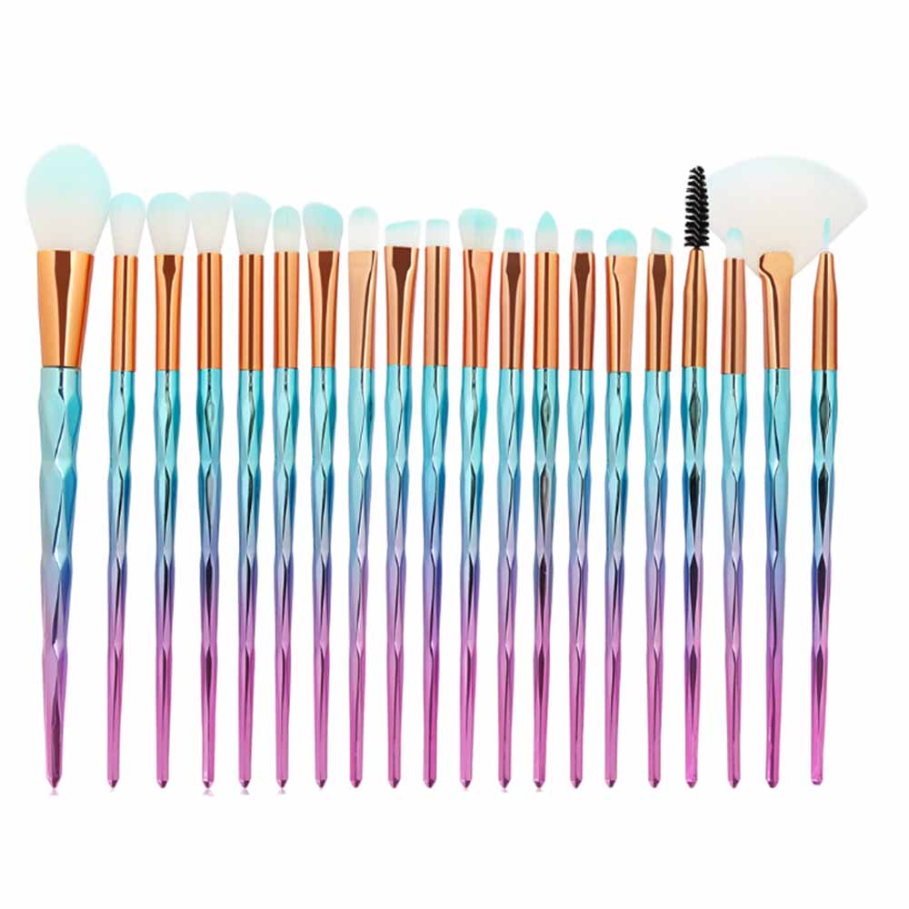 Metallic Magic Makeup 20 Pcs Brush Set