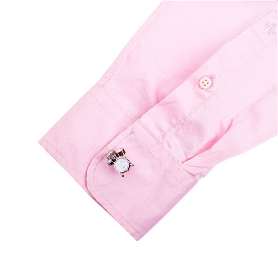 Morgan Silver Drum Cufflinks