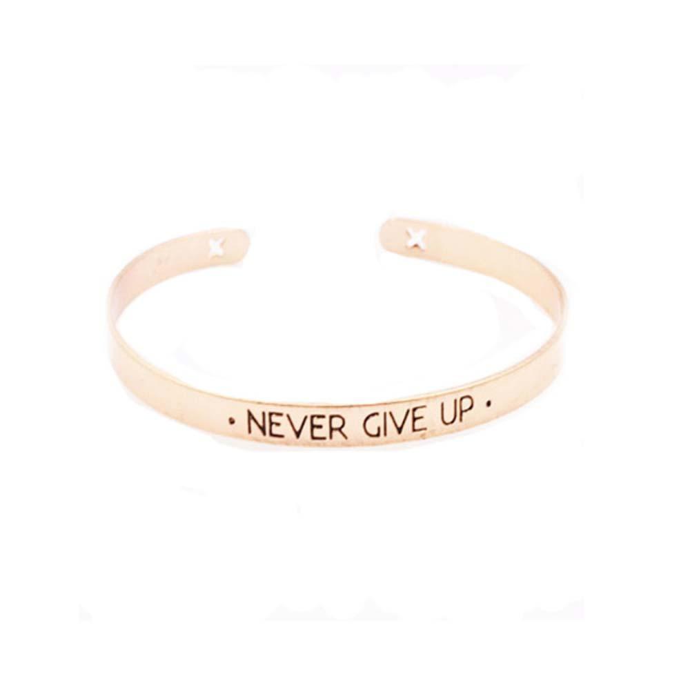 Never Give Up Cuff