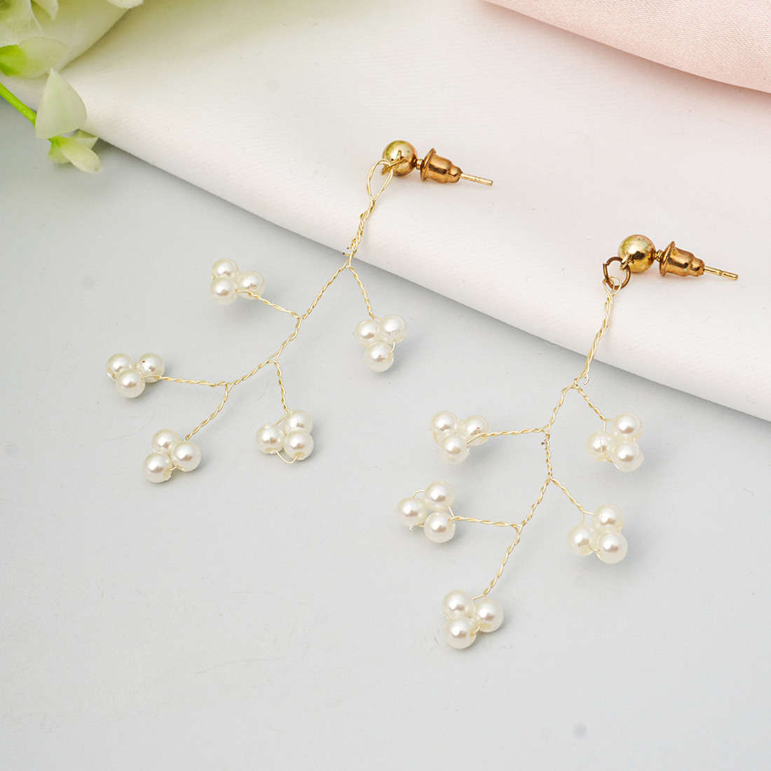Pearl Branch Earrings
