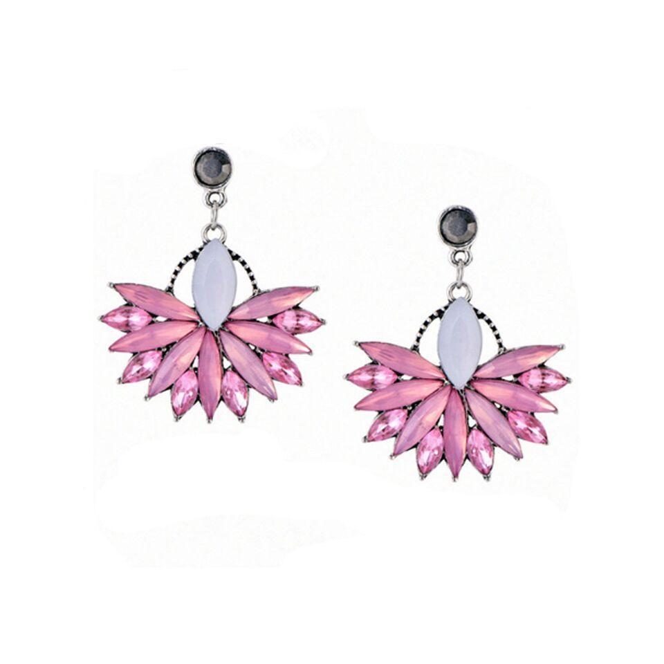 Pink Flower Danglers