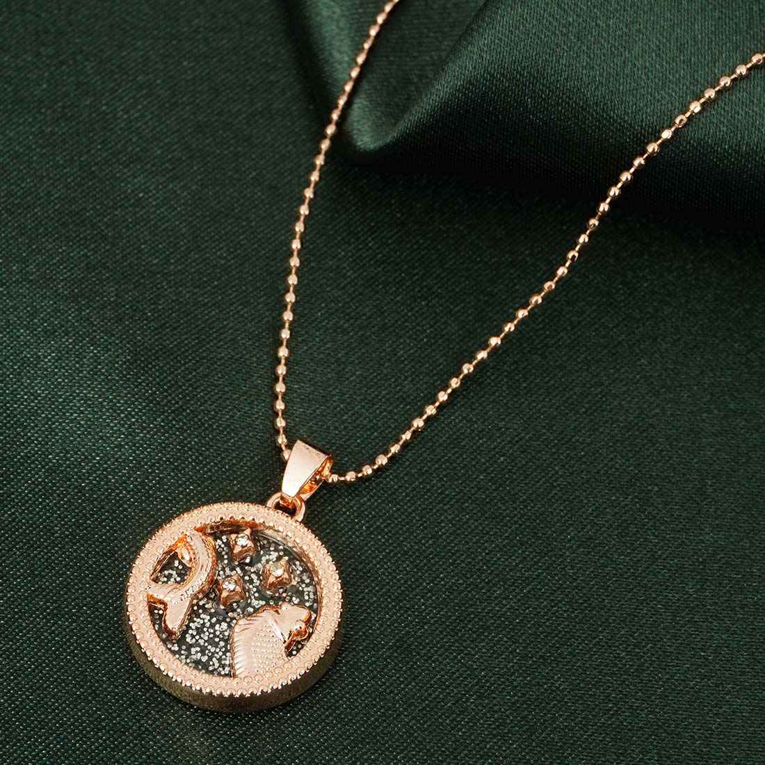 Pisces Pendant Chain Zodiac Necklace