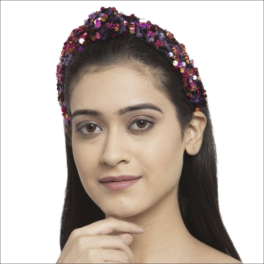 Red Sequin Party Hairband
