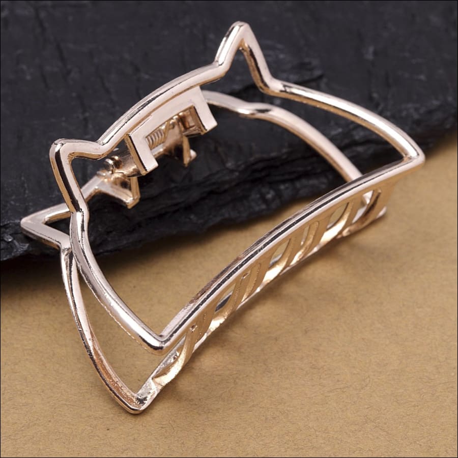 Rosegold Cat Style clutcher
