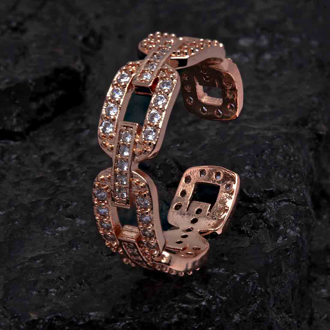 Rosegold Connected Ring