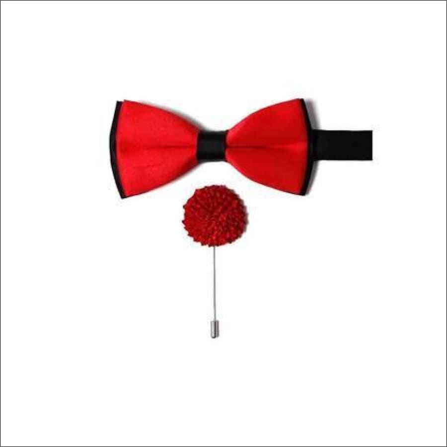 Scarlet Bow Tie Set