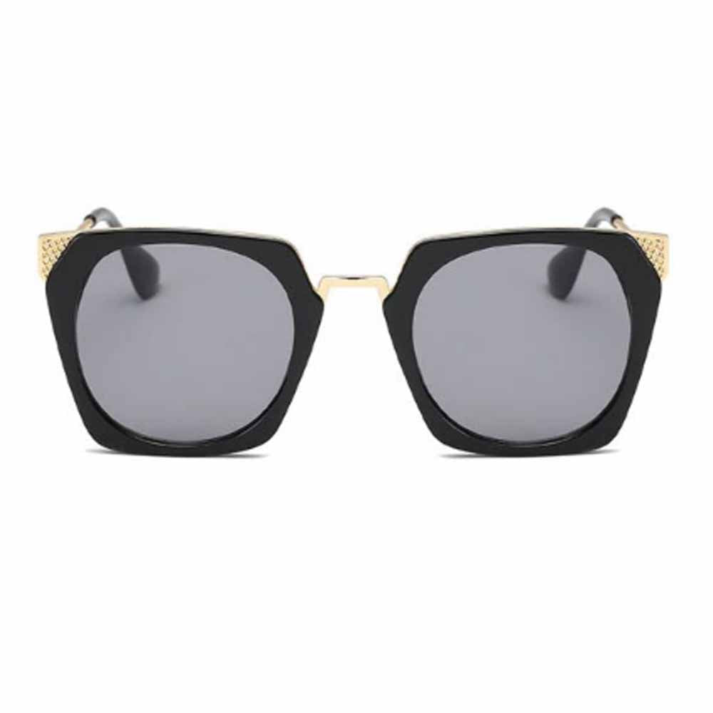 Victor Winged Black Sunglasses