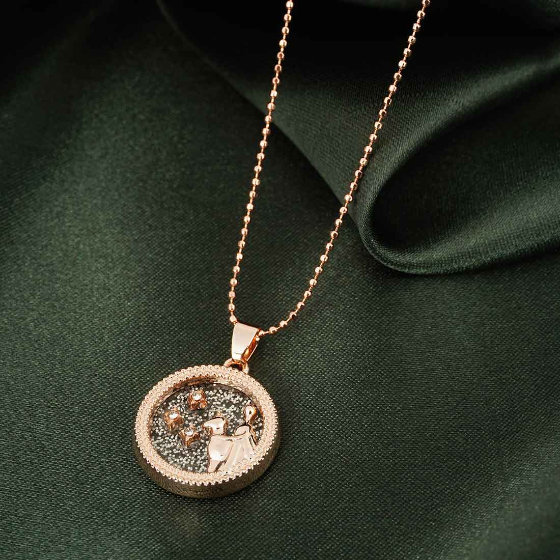Virgo Pendant Chain Zodiac Necklace