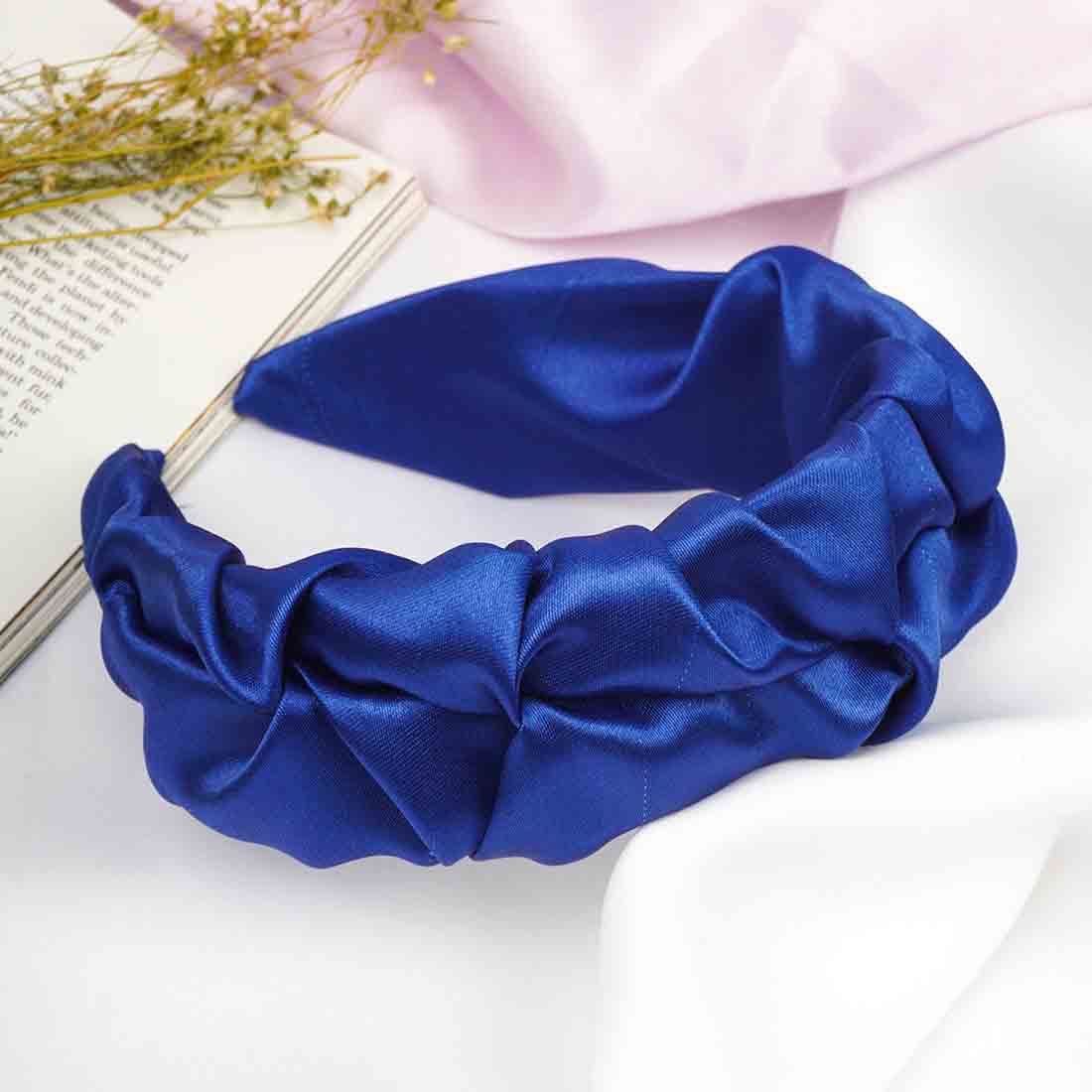 Women Blue Solid Hairband