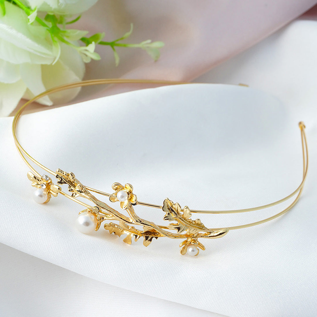 Women Gold-Toned Embellished Hairband