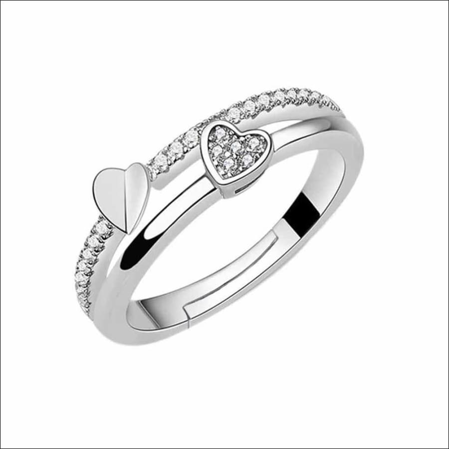 Zircon Heart Ring