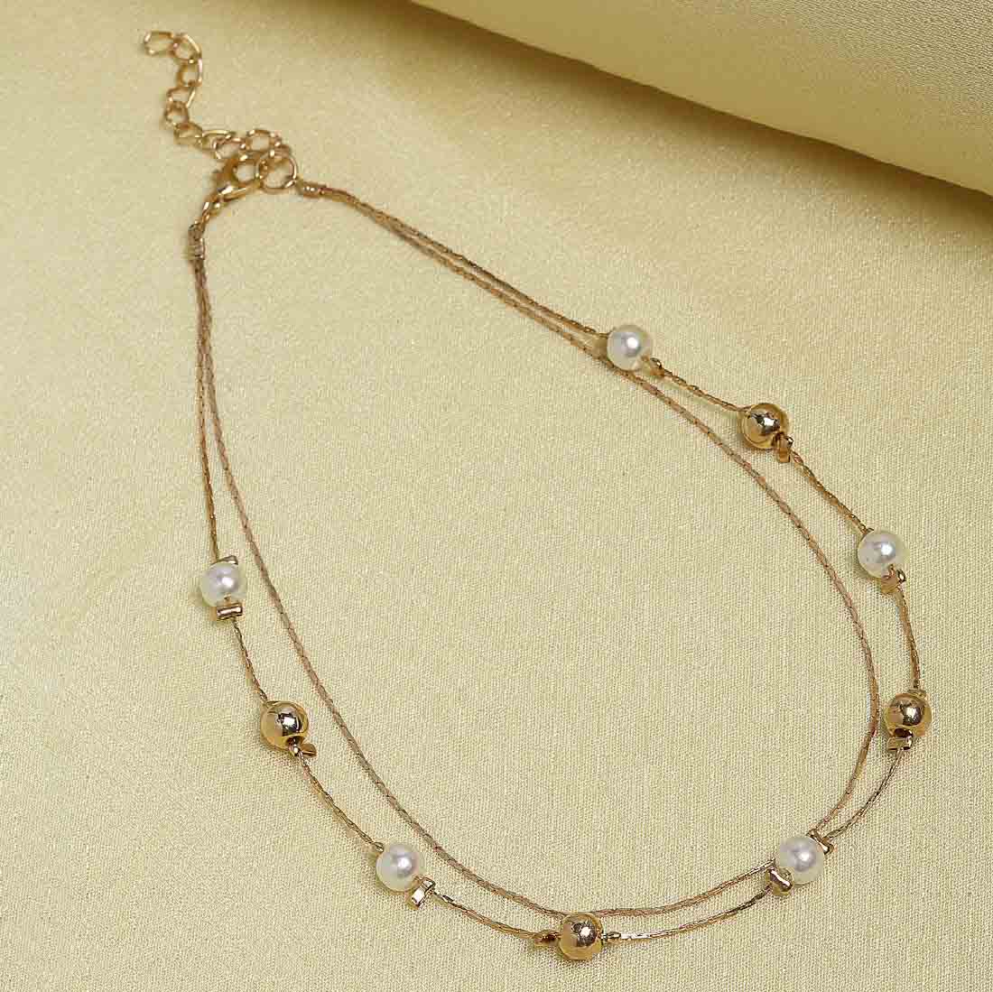 Zuri Beaded Chain Necklace